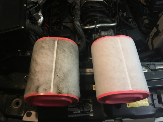 STARY FILTR vs. NOVY FILTR
