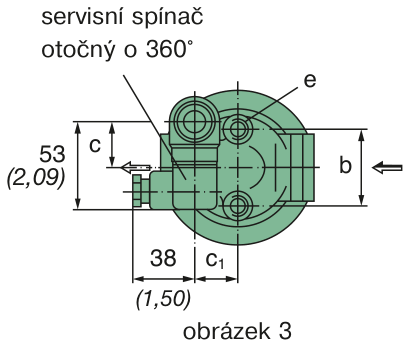 Charakteristiky  Průtočný odpor podle ISO 3968 při 36 mm2/s.