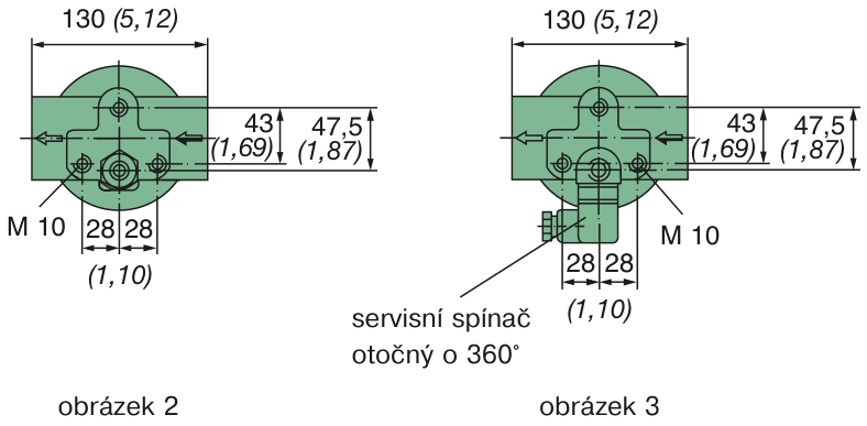 Charakteristiky  Průtočný odpor podle ISO 3968 při 36 mm2/s.