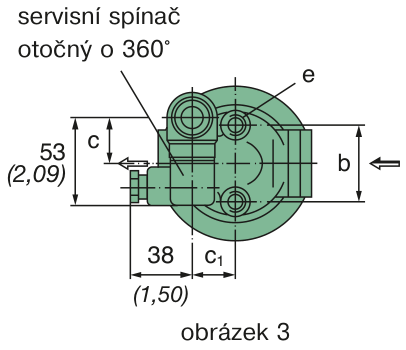 In line olejové filtry s jednoduchou hlavou  Provozní tlak: 20/25/35 barů, do 180 l/min. – In line