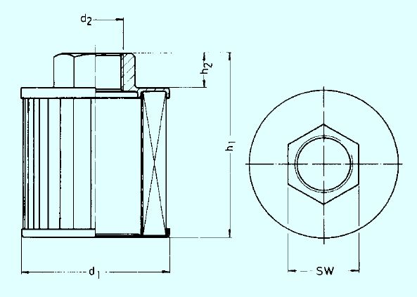 Suction filter Pi 1710